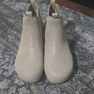 Dansko Sparkling Beige Ankle Booties